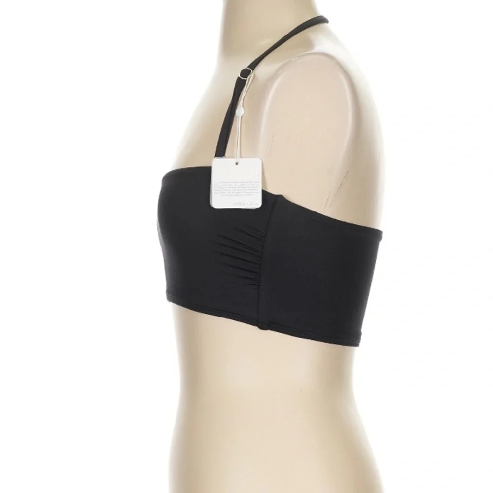 NEW Monday Swimwear BORA BORA BANDEAU TOP BLACK